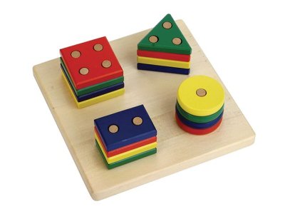 Ahşap Geometrik Bul-Tak